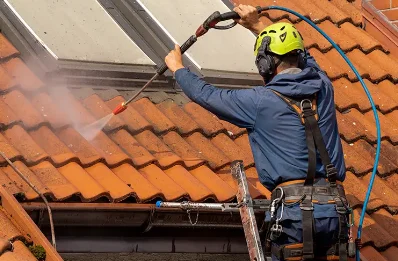 Démoussage et hydrofuge de toiture à Llagonne